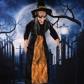 Halloween Voice-activated Horror Electric Witch Toy Ghost Festival Bar Outdoor Decoration Props