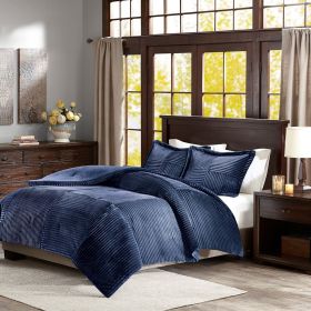 Plush Down Alternative Comforter Set (Color: as Pic)